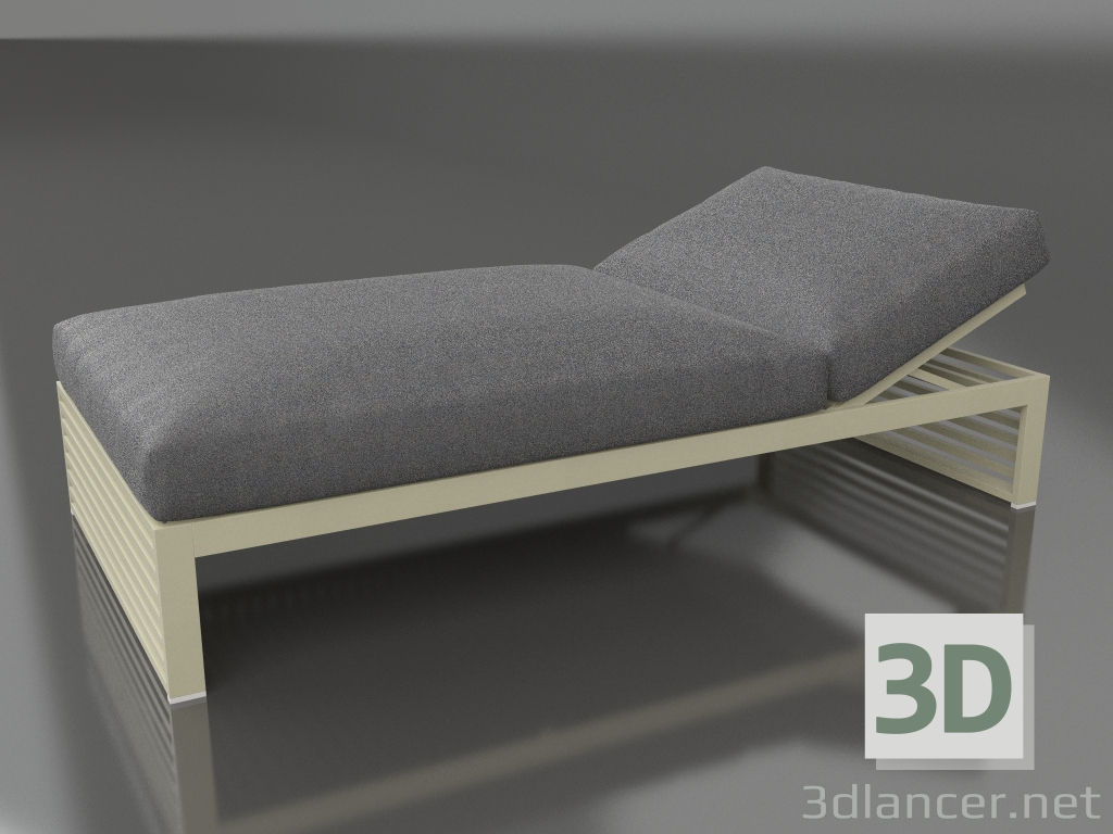 Modelo 3d Cama para descanso 100 (Ouro) - preview