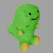 3d plush dinosaur model buy - render