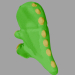 3d plush dinosaur model buy - render