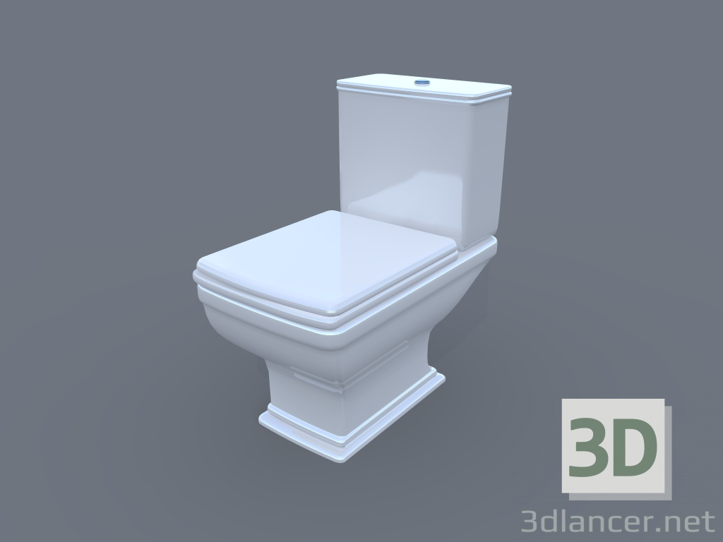 Modelo 3d WC - preview