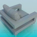 3d model Ancho asiento - vista previa