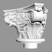 3d model Semicolumn (capital) L9324 - vista previa