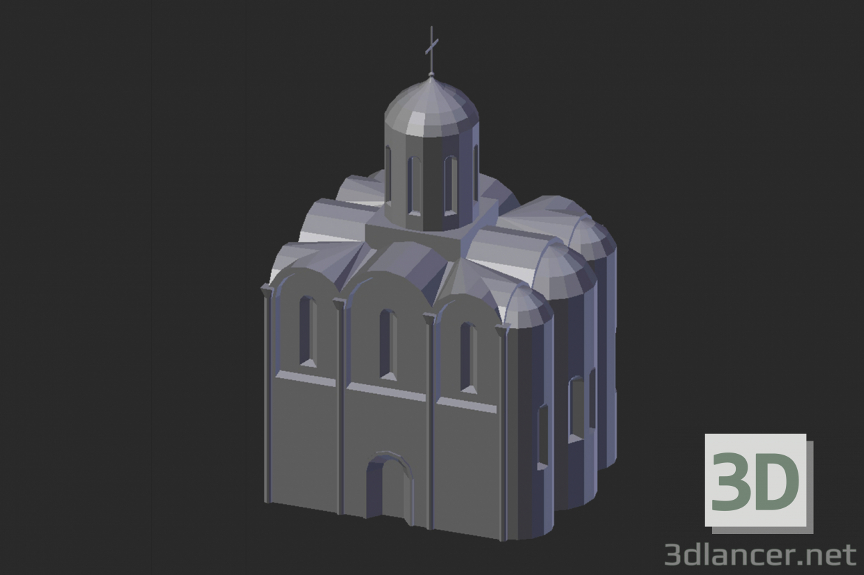 modello 3D Vladimir. Chiesa di Dmitrievskaya - anteprima