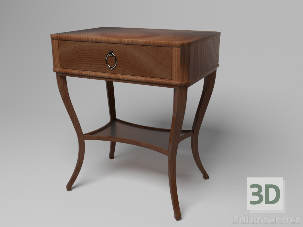 Modelo 3d Mesa (madeira) - preview