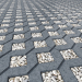 3d Lawn concrete lattice "MEBA" model buy - render