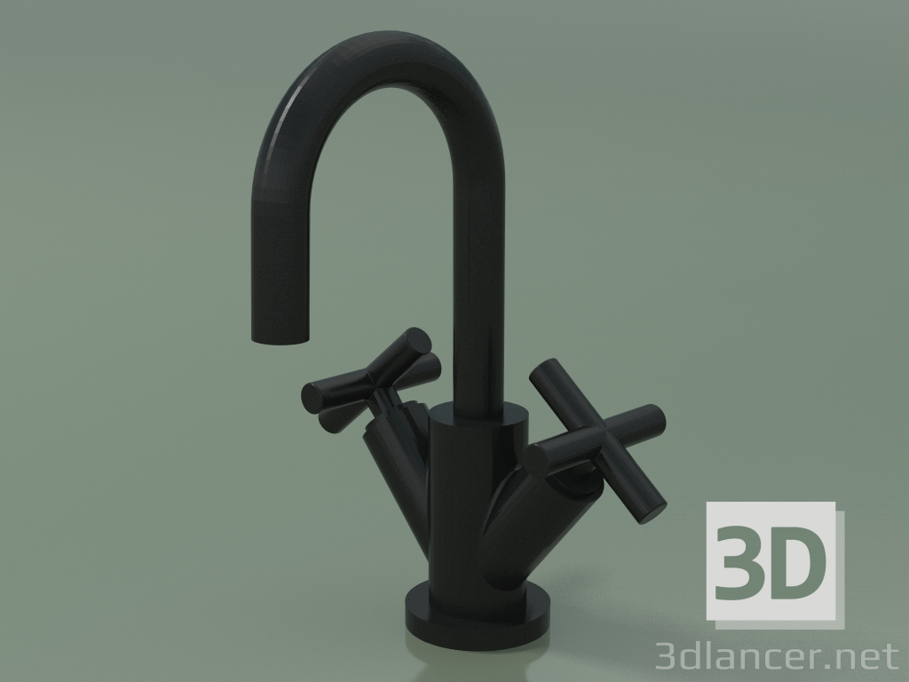 modello 3D Miscelatore con due maniglie (22302 892-330010) - anteprima