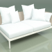 3d model Sofa module left 005 (Metal Milk, Batyline Sand) - preview