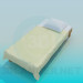 3d model Bed without head of the bed - preview