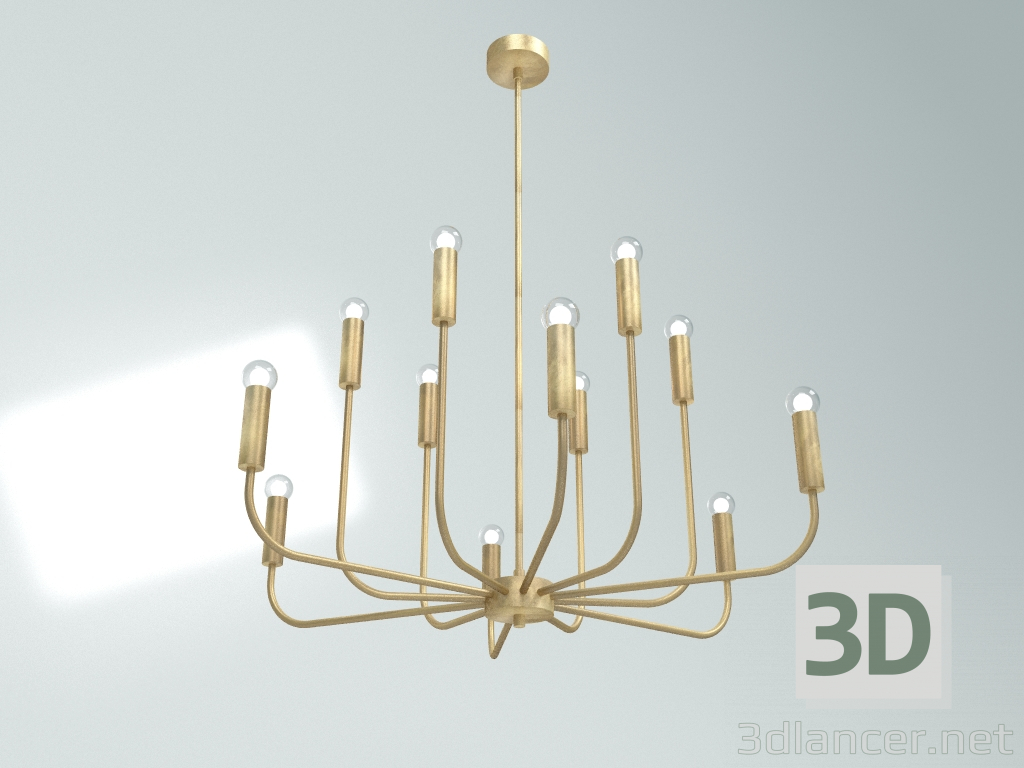 modello 3D Lampadario SL008 - anteprima