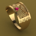 modèle 3D de bague deux acheter - rendu