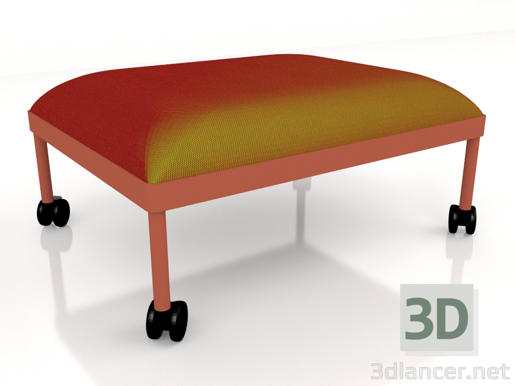 modello 3D Pouf Stilt (con ruote) SIS4 - anteprima