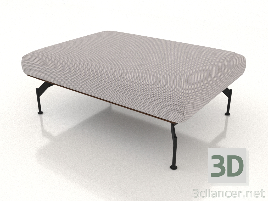 3D modeli Puf 110 (dış kısmı deri döşeme) - önizleme