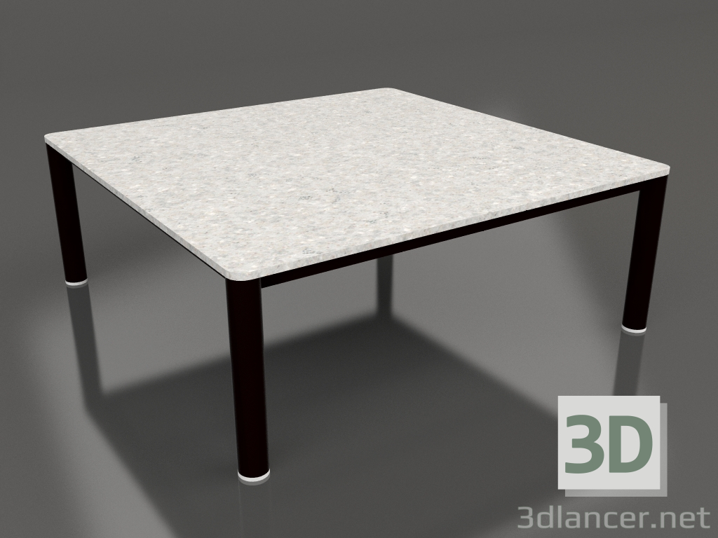 3D Modell Couchtisch 94×94 (Schwarz, DEKTON Sirocco) - Vorschau