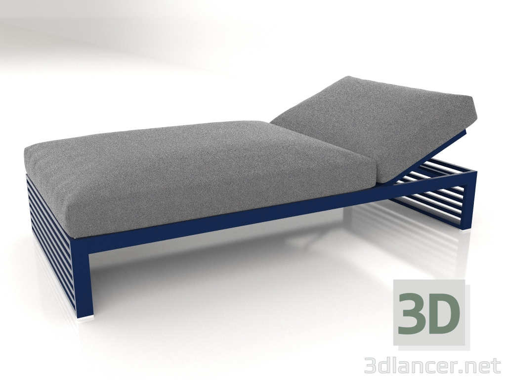 3d model Cama para descanso 100 (Azul noche) - vista previa