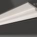 modello 3D Cornice soffitto in gesso con illuminazione KGC 015 (61x163) - anteprima