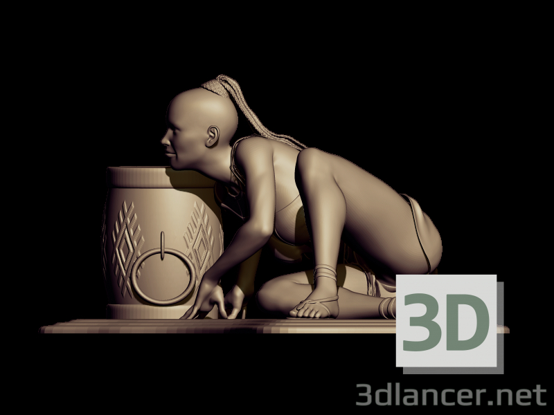 modèle 3D de danse sauvage acheter - rendu