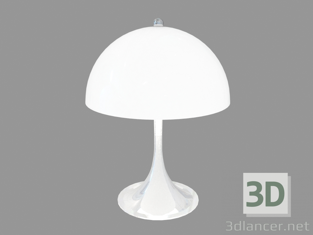 3d model Lámpara de mesa PANTHELLA MINI (cromo) - vista previa