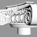 3d model Semicolumn (capital) L9327 - vista previa