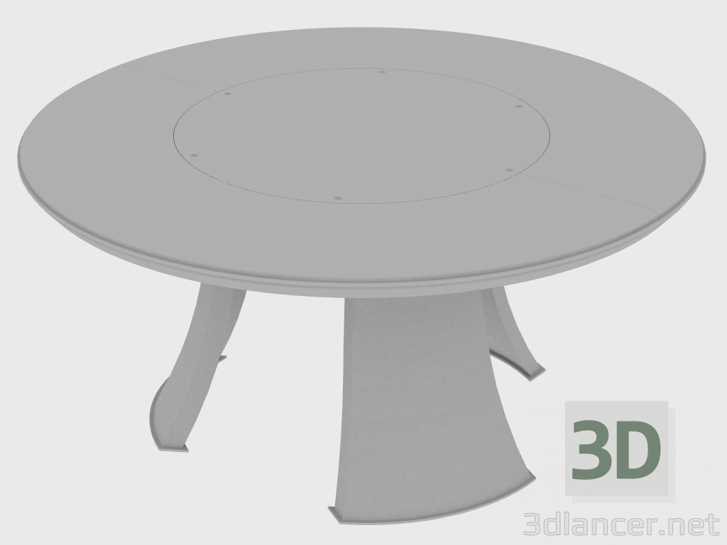 modello 3D Tavolo da pranzo DAMIEN TABLE ROUND (d160XH75) - anteprima