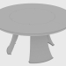 modèle 3D Table à manger DAMIEN TABLE ROUND (d160XH75) - preview