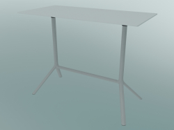 Mesa MIURA (9586-71 (70x140cm), H 103cm, blanco, blanco)