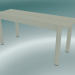 3d model Bench Linear Steel (110 cm, Off-White) - preview