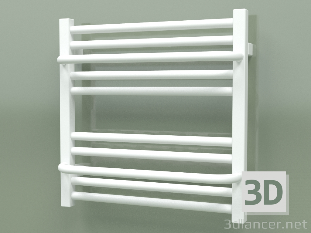 3d model Barra de toalla con calefacción Lima (WGLIM050050-SX, 500x500 mm) - vista previa