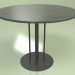 3d model Dining table round 4P (matt) - preview