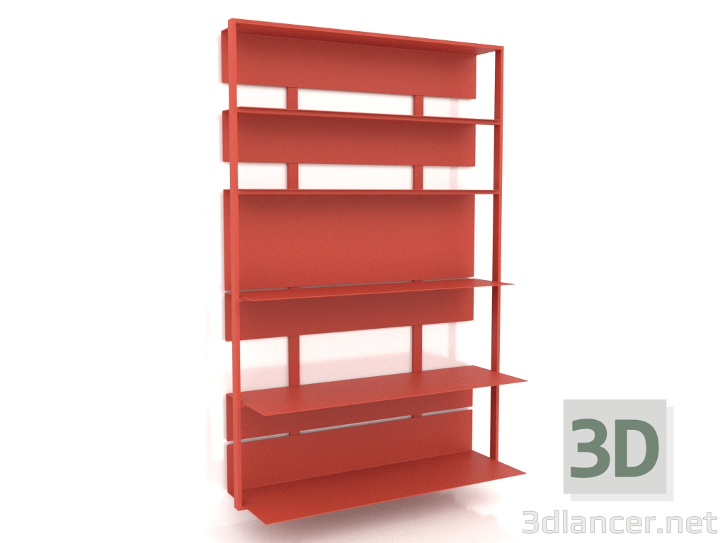 3d model Sistema de estanterías (composición 10) - vista previa