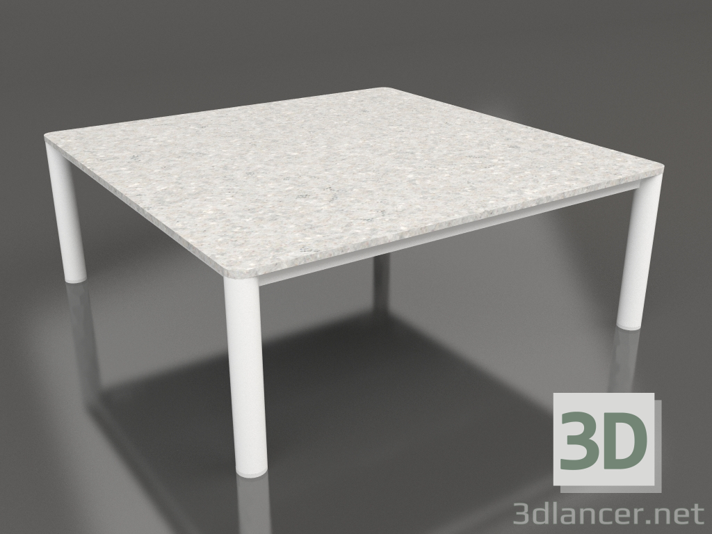 3D modeli Orta sehpa 94×94 (Beyaz, DEKTON Sirocco) - önizleme