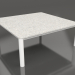 Modelo 3d Mesa de centro 94×94 (Branco, DEKTON Sirocco) - preview