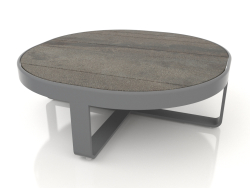 Tavolino rotondo Ø90 (DEKTON radio, Antracite)