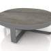 modèle 3D Table basse ronde Ø90 (DEKTON Radium, Anthracite) - preview