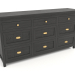 3d model Chest of drawers (3 sections) - preview