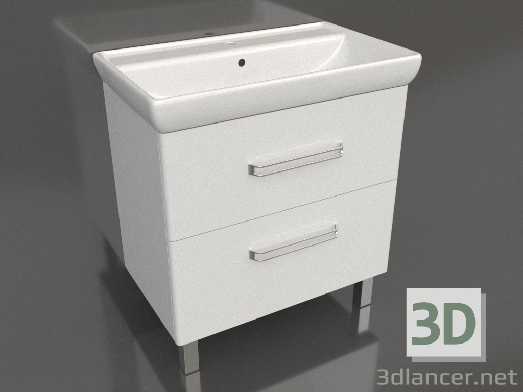 3D modeli Yer dolabı 80 cm (Neo.01.08) - önizleme