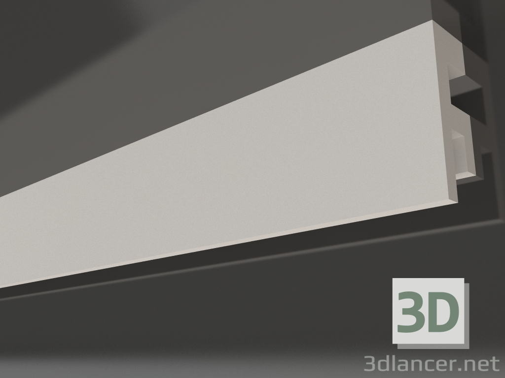 Modelo 3d Cornija de teto de gesso com iluminação KGC 016 (100x35) - preview