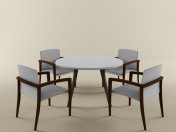 Table + chaises