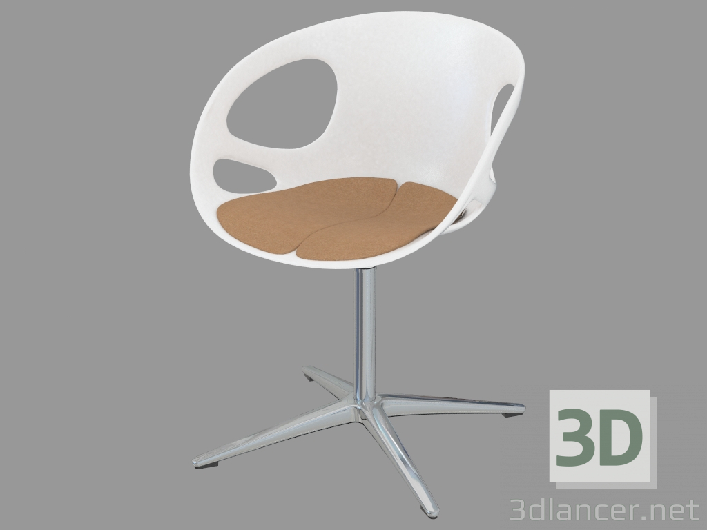 3d model Sillón con asiento blando Rin - vista previa