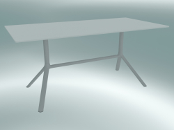 Mesa MIURA (9587-01 (80x160cm), H 73cm, branco, branco)