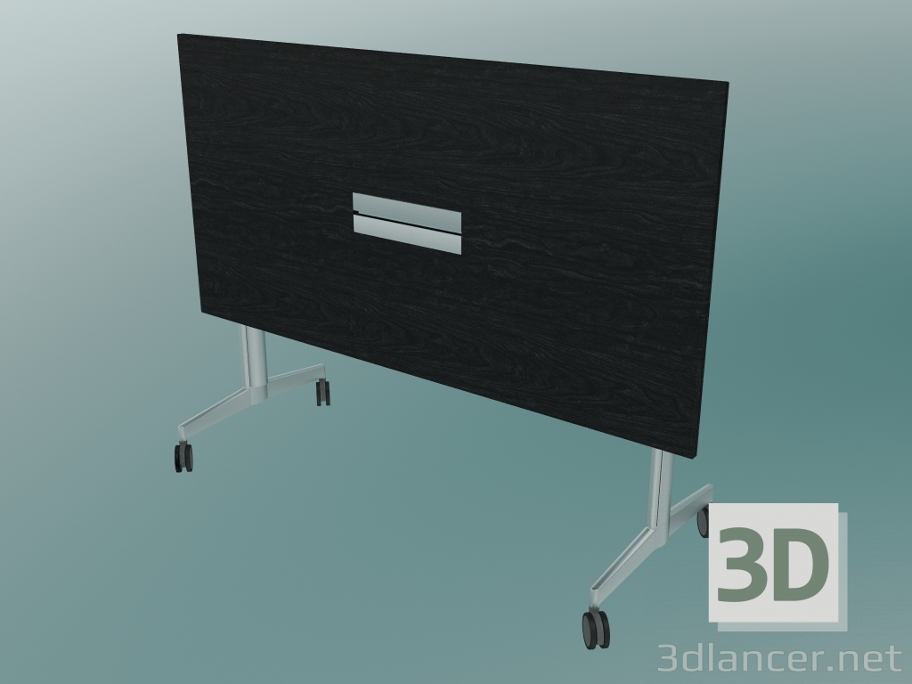 3d model Mesa estilo pata en T rectangular, plegada (1500x750, 740 mm) - vista previa