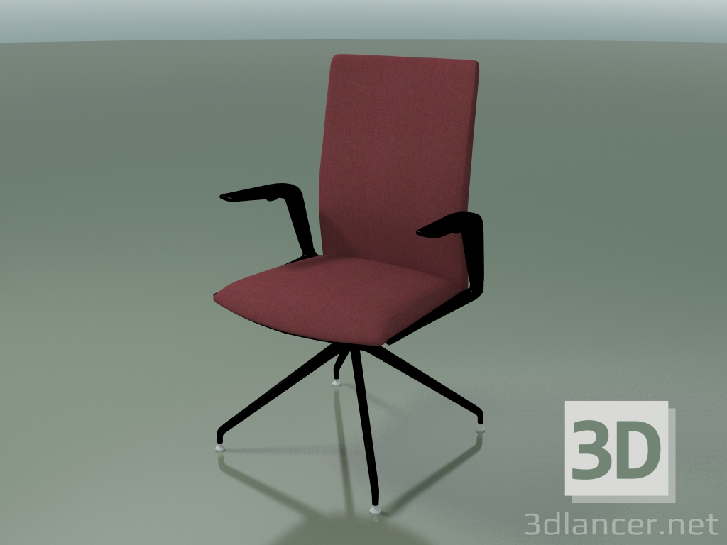 modello 3D Sedia 4830 (su cavalcavia, girevole, con rivestimento - tessuto, V39) - anteprima