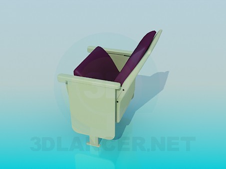 modèle 3D Fauteuil de pliage - preview