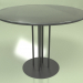 3d model Mesa de comedor redonda 4P (brillante) - vista previa