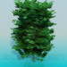 3d model Thick tree - preview