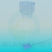 3d model Glass floor lamp - preview