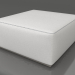 3d model Sofa module, pouf (Quartz gray) - preview