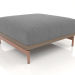 3d model Sofa module, pouf (Bronze) - preview