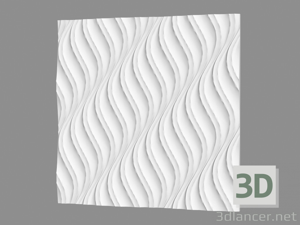 3d model Gypsum wall panel (art. 152) - preview