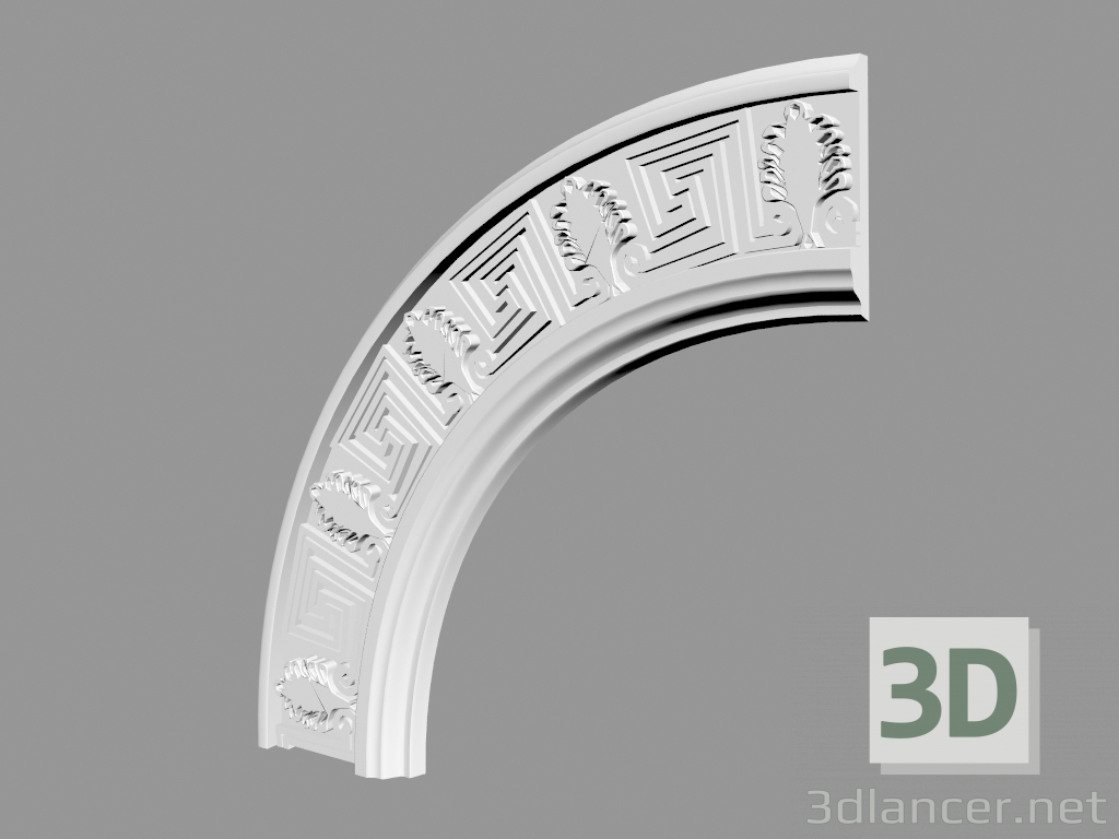 3D modeli Sınır yuvarlak LR168 - önizleme