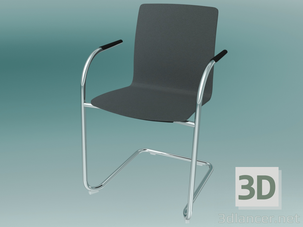 3d model Silla para visitantes (K12V1 2P) - vista previa